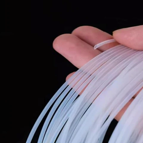 PTFE Spaghetti Tubing High Temperature 1.5mm ID X 1.8 OD Teflon Tube factory